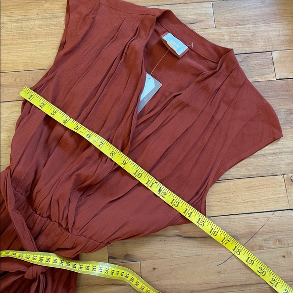 Anthropologie Maeve Noronha Wrap Dress Belted - Picture 12 of 14